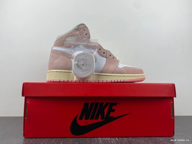 OG Retro Air Washed FD2596-600 (Women's) Jordan 1 High Pink 0703